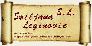 Smiljana Leginović vizit kartica